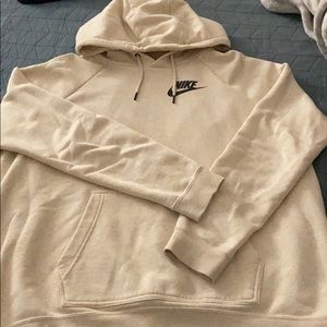 Cream Nike Hoodie